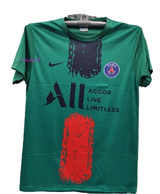 Picture of Paris Saint German (PSG) Football Jersey- Jungle Green - Green