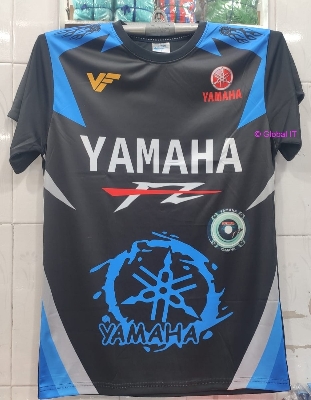 Picture of YAMAHA FZ Biker Jersey - Black - Black