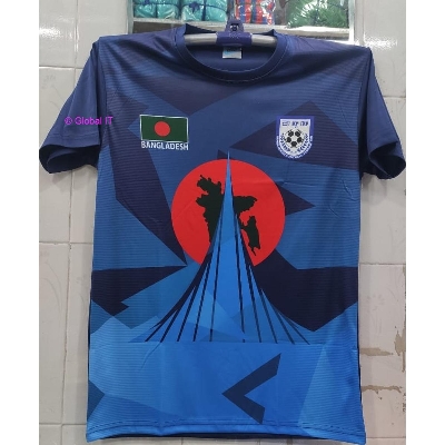 Picture of Bangladesh National Monument Jersey - Blue - Jersey Football - Blue
