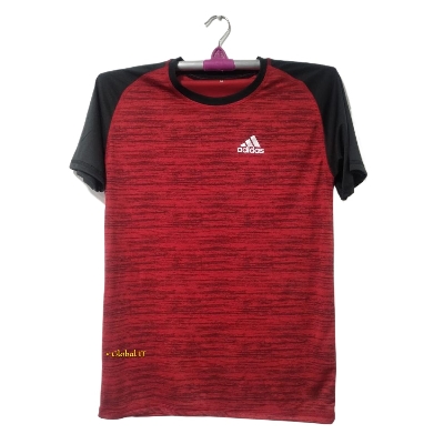 Picture of Polyester Sports Jersey for Men - Maroon - Maroon