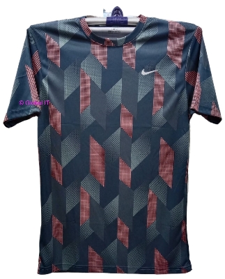 Picture of Stylish New Jersey - Black and Red - Jersey Football - Black