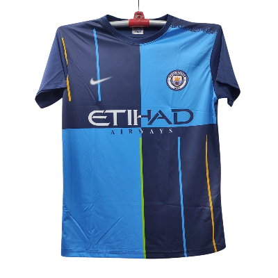 Picture of MANCHESTER CITY Football Jersey- Navy Blue - Navy Blue