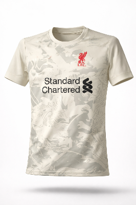 Picture of LFC Liverpool 24/25 Third Stadium Jersey - LFC Liverpool 24/25 Third Stadium Kit - LFC Liverpool 24/25 Football Jersey - White