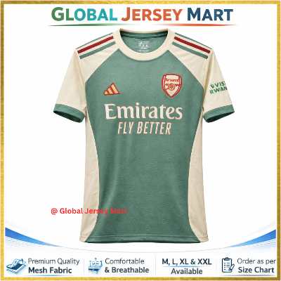 Picture of Arsenal Away Jersey 2024/25 – Adidas – Emirates Fly Better – Short Sleeve Football Jersey – England/English Football Club Fan Edition - Multicolor
