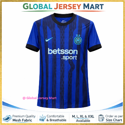 Picture of Inter Milan Home Jersey 2024/25 – Nike – Betsson.Sport – Short Sleeve Football Jersey – Italy/Italian Football Club Fan Edition - Blue