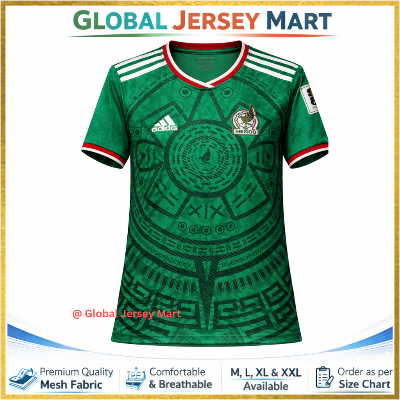 Picture of Mexico Home Jersey 2024/25 – Adidas – Short Sleeve Football Jersey – Mexico National Team Green Fan Edition - Green