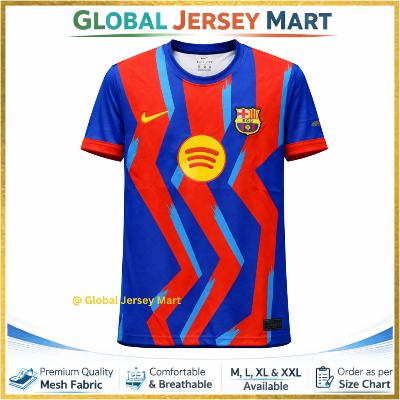 Picture of FC Barcelona Home Jersey 2024/25 – Nike – Spotify – Short Sleeve Football Jersey – Spain/Spanish Football Club Fan Edition - Multicolor