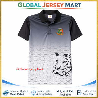 Picture of Cricket Team Practice Jersey- Off White Cricket Jersey - Polo Cricket Jersey - Half Sleeve Cricket Jersey - Multicolor
