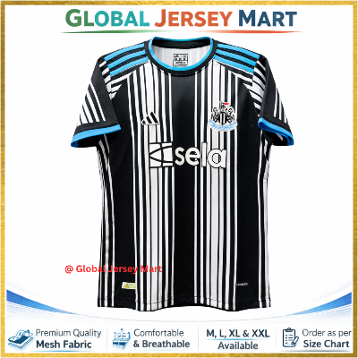 Picture of Adidas Newcastle United Home Jersey 2024/25 – Sela – Short Sleeve Football Jersey – Black White England/Premier League Club Jersey - Black