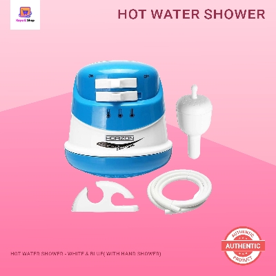 Picture of Hot Water Shower - White & Blue( With Hand Shower)