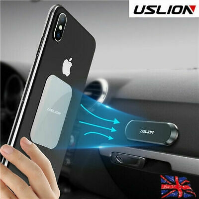 Picture of Magnetic Car Phone Holder Mount Mini Strip Cell Phone Stand Universal Paste Holder Multi-Functional Cellphone Dashboard Holder N50 Magnet Mount Strip Top Quality with 2 Units Metal Sheets