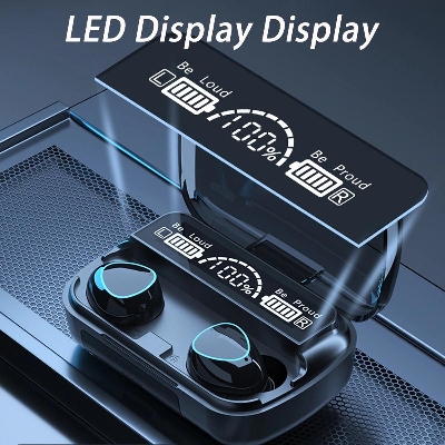 Picture of M10 TWS Earphone 9D Stereo LED Digital Display Touch CVC8.0 Digital Noise Reduction Technology