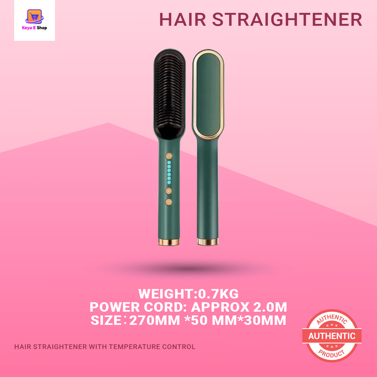 Picture of Hair straightener with temperature control