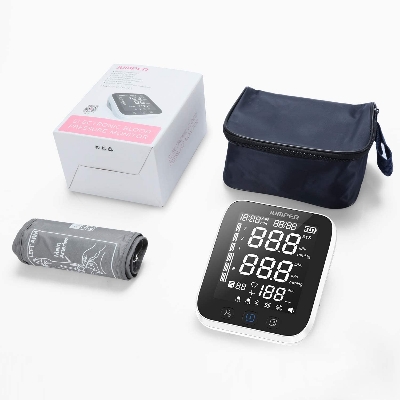 Picture of World's best German Tech Jumper Premium Bluetooth Blood Pressure Monitor Machine JPD HA 121 with 3 year full replacement warranty by Honestime (Black)