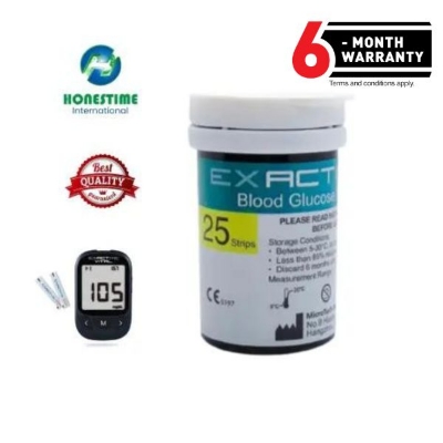 Picture of Exactive Vital 25 Pcs Test Strips +12 to 24 Months Expiry Time + Glucose Suger Test Strips 