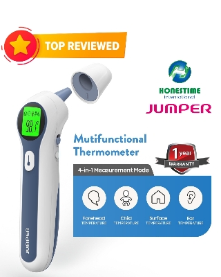 Picture of Jumper Premium JPD FR 300 Non-Contact Infrared Thermometer With 12 Months Replacement Warranty (White)