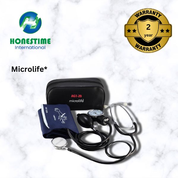 Picture of Swiss Micro Life Manual Blood Pressure Measurement Device with 2 Years Warranty, Stethoscope Included 