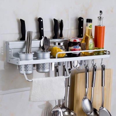 Picture of Utensils Aluminum Storage Rack Organizer
