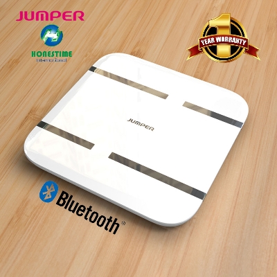 Picture of JUMPER Official JPD BS-200 High Precision Double Tempered Glass Digital Body Weight Scale Device | 1 Year full Replacement Warranty by HONESTIME 