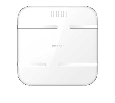 Picture of JUMPER Official JPD BS-200 High Precision Double Tempered Glass Digital Body Weight Scale Device | 1 Year full Replacement Warranty by HONESTIME 