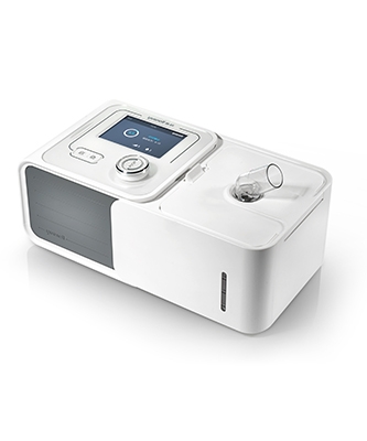 Picture of yuwell YH-725 Breathcare BiPAP Device (Sleep Peacefully Wake Happily) | 1 year service warranty by Honestime (White)
