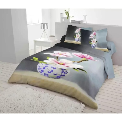 Picture of King Size Cotton Bed Sheet With  2 Pillow Covers