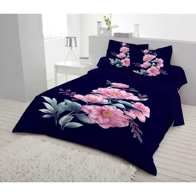 Picture of King Size Cotton Bed Sheet With  2 Pillow Covers