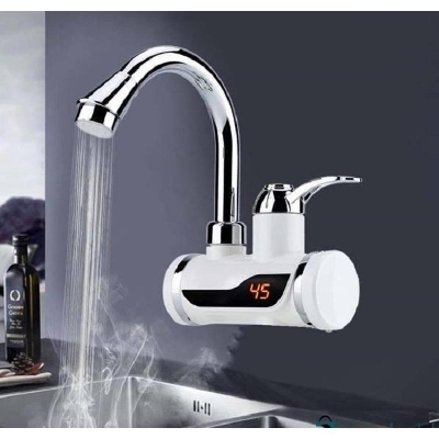 Picture of Instant Thankless Digital Electric Hot Water Tap For Any Wall Mount With Led Display