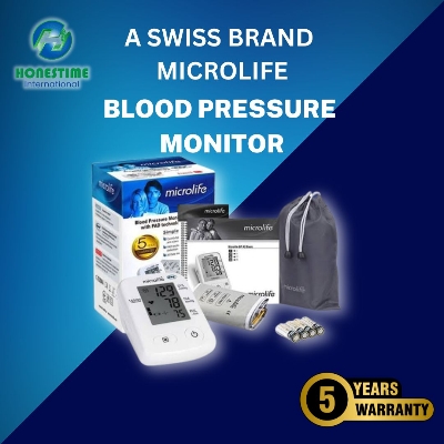 Picture of Swiss Brand Microlife BP A2 Classic Upper arm Blood Pressure Machine with 5 Years Brand warranty By Honestime 