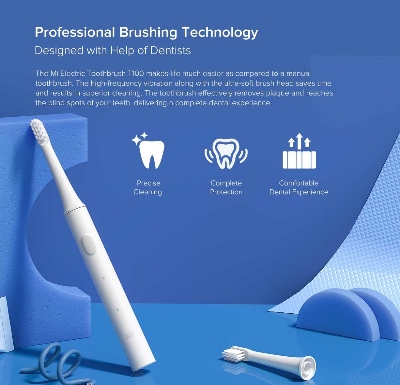 Picture of Xiaomi Mijia Mi T100 Soft Brush Toothbrush Head Ultrasoft 6 mil Bristle 