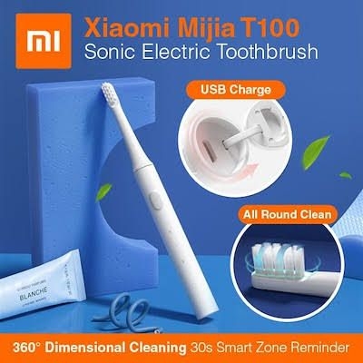 Picture of Xioami Mi T100 Sonic Electric Toothbrush Rechargeable (White)