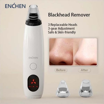 Picture of Xiaomi ENCHEN Portable Electric Cleansing Blackhead Remover With Replacement Warranty by Honestime (White)
