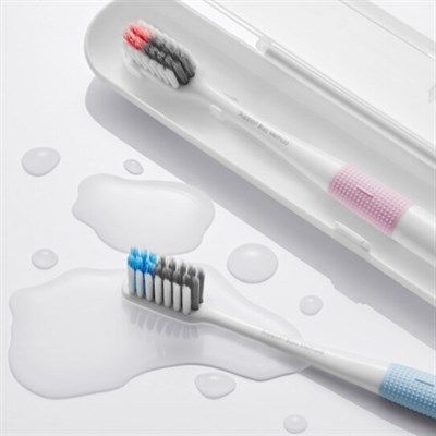 Picture of Xiaomi Doctor Bei Bass Method Tooth brush Manual Soft Toothbrush 4 Colors/Lot With Travel Box (,Mouth)