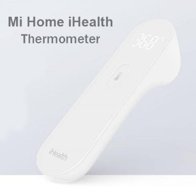 Picture of iHealth LED Non Contact Digital Infrared Forehead Thermometer, Body Thermometer for Baby Kids Adults Elders by Xiaomi (White,Face)
