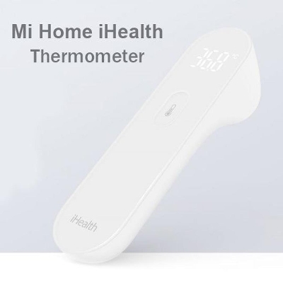 Picture of iHealth LED Non Contact Digital Infrared Forehead Thermometer, Body Thermometer for Baby Kids Adults Elders by Xiaomi (White,Face)