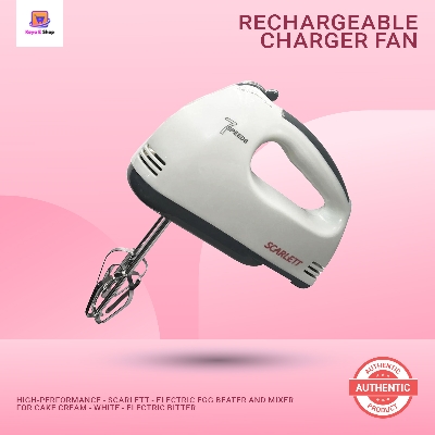 Picture of High-Performance - Scarlett - Electric Egg Beater And Mixer For Cake Cream - White - Electric Bitter