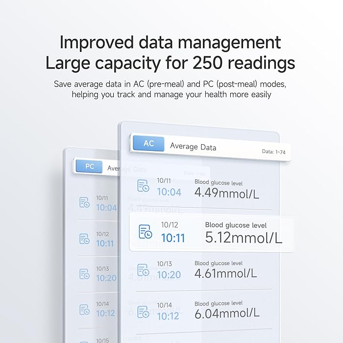 Picture of Accusure 710 Yuwell Sugar Meter Glucometer Strips 50's Pcs 