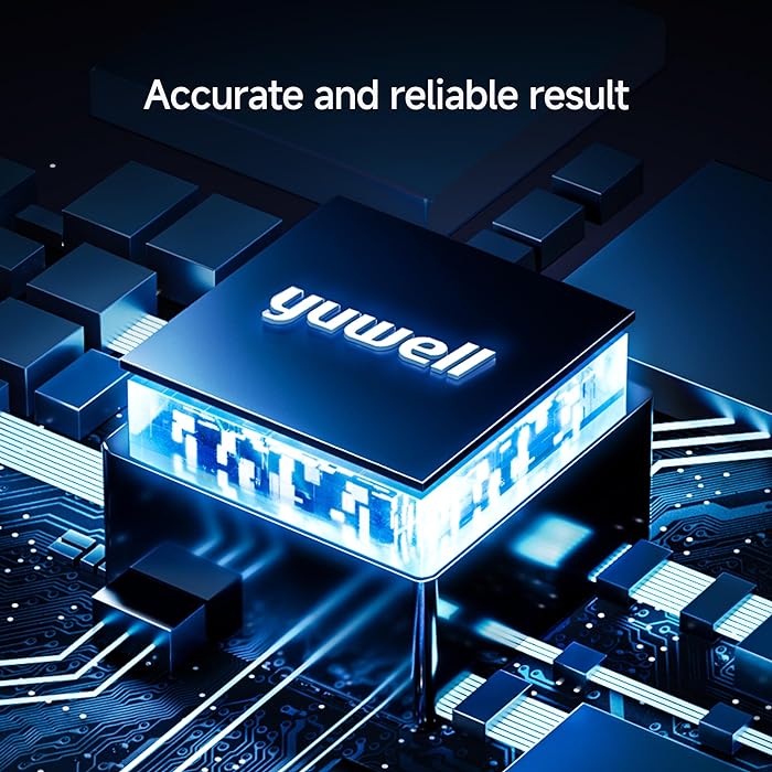 Picture of Yuwell accusure 710 Blood Glucose Meter Test Medical Blood Sugar Meter Glucometer Diabetes Detection Lifetime Warranty By Honestime. (White)