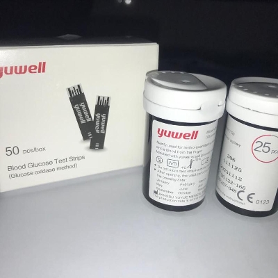Picture of Yuwell Blood Glucose Test Strip 25 Pieces Model 710 