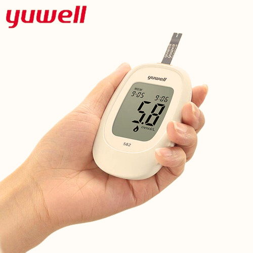Picture of Accusure yuwell Model -582 Blood Sugar Monitor, Diabetes Testing strips 25 pcs. 