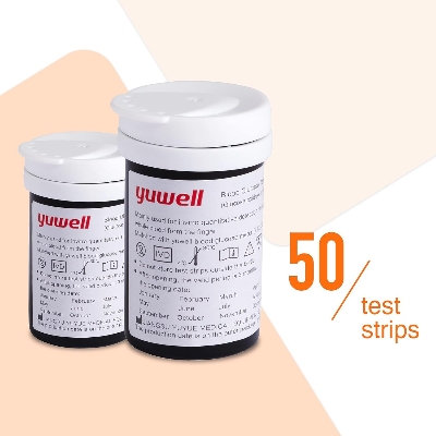 Picture of Diabets Test Strips for yuwell Blood Glucose Meter 582(50 Pcs). 