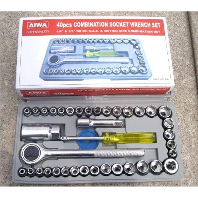 Picture of 40 Pcs Socket Wrench Sleeve Combination Set With Box