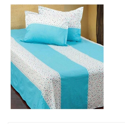 Picture of Double Size Cotton Bed Sheet with Matching 2 Pillow Covers