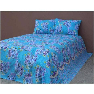 Picture of Double Size Cotton Bed Sheet With  2 Pillow Covers - Bed Sheet