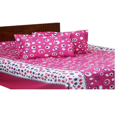 Picture of Double Size Cottont Bed Sheet with Matching 2 Pillow Covers