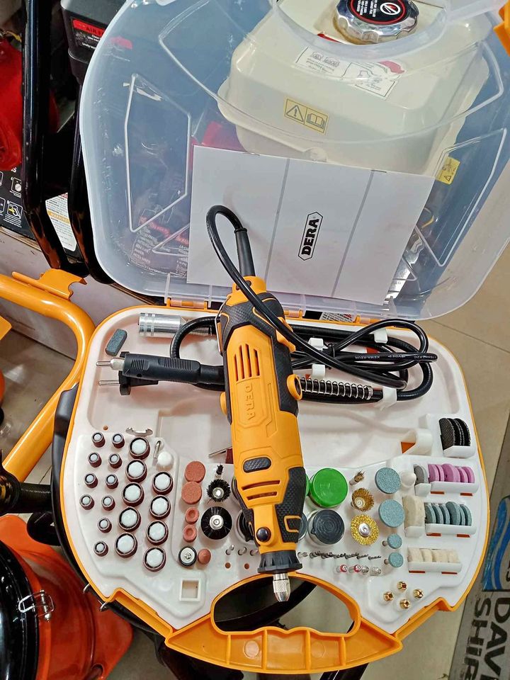 Picture of DERA 180W Mini Grinder 185 Pieces Die Grinder Kit - Yellow