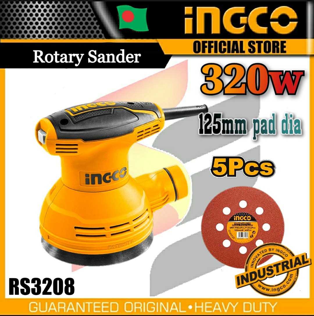 Picture of Rotary Sander Machine - Yellow
