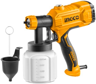 Picture of Electric Spray Paint Gun Machine Ingco 450W Industrial SPG3508 - Yellow