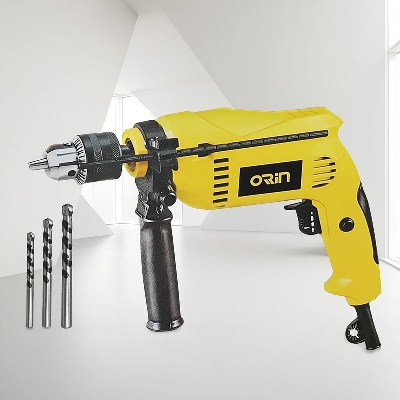 Picture of Electric Impact Drill Machine (2000W) by Orin Brand: Supercharge Your Projects with Efficiency and Precision -The Ultimate Tool for Your DIY Endeavors - Yellow