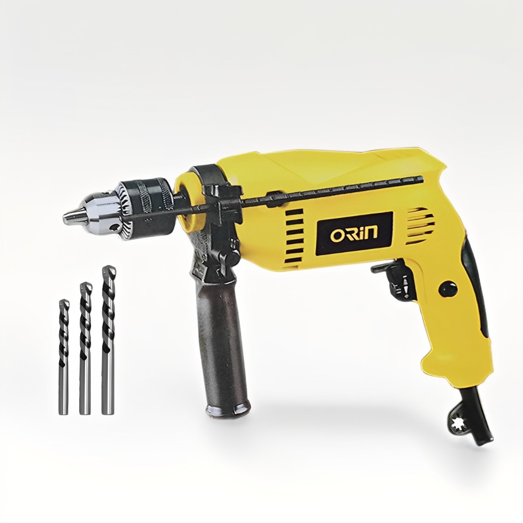 Picture of Electric Impact Drill Machine (2000W) by Orin Brand: Supercharge Your Projects with Efficiency and Precision -The Ultimate Tool for Your DIY Endeavors - Yellow